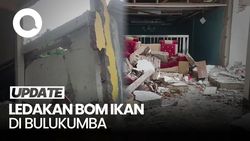 Video Kondisi TKP Ledakan Bom Ikan di Bulukumba: Rumah Hancur-1 IRT Tewas