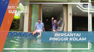 Bersantai di Pinggir Kolam Renang Penginapan Subang yang Nyaman dan Asri  