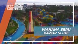 Menikmati Kesenangan Bermain Water Slider Razor Slider di Ocean Park Tangerang  