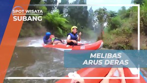 Menikmati Liburan Seru Menghadapi Tantangan Jeram di Sungai Subang bersama Selebriti  
