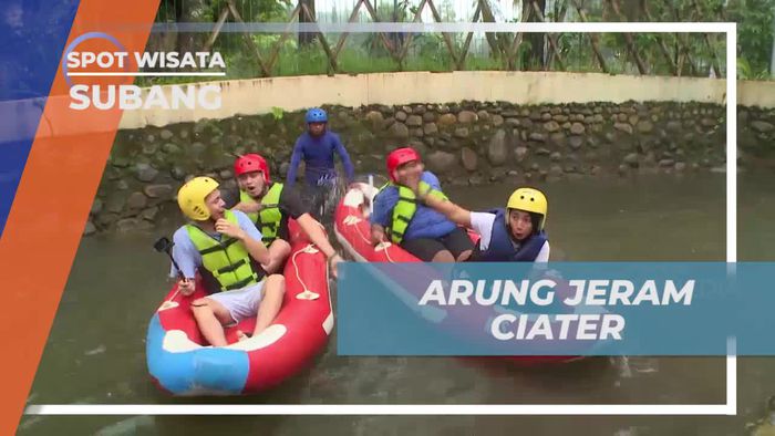 Bermain Rafting Seru di Ciater, Subang Bersama Selebriti yang Siap Melibas Arus  