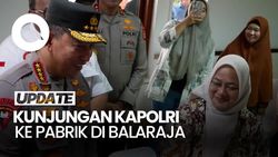 Video Kapolri Kunjungi Pabrik Sepatu di Balaraja, Bicara Tantangan Global