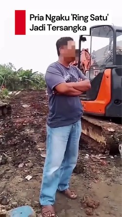 Video: Ditangkap! Ini Tampang Pria Ngaku Ring Satu-Pamer Air Gun di Depok