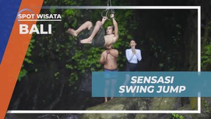 Menikmati Sensasi Adrenalin dari Swing Jump di Secret Garden Bali yang Seru  