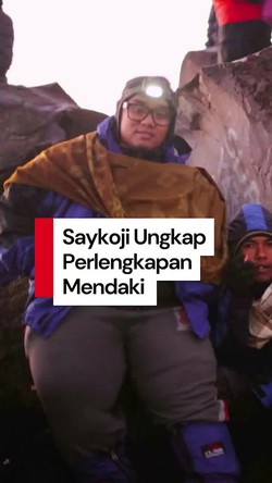 Video: Saykoji Bagikan Tips Perlengkapan Buat Mendaki Gunung
