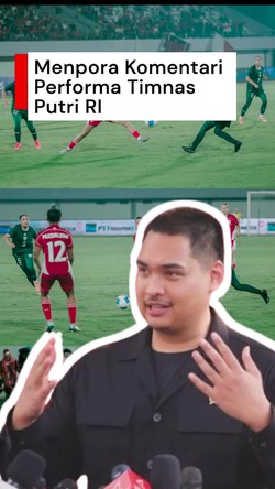 Video: Timnas Putri RI Disikat Pakistan 0-2, Ini Komentar Menpora