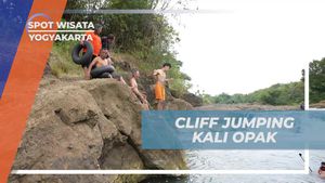 Melompat dari Tebing dan Memacu Adrenalin di Kali Opak, Yogyakarta  