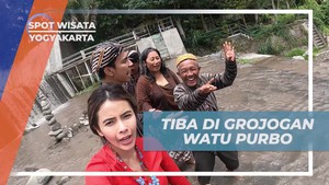 Tiba di Grojogan Watu Purbo dan Menikmati Keindahan Alamnya, Yogyakarta  