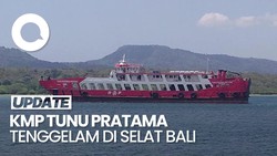 Video: KMP Tunu Pratama Jaya Tenggelam di Selat Bali, Bawa 65 Penumpang