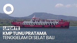 Video: KMP Tunu Pratama Jaya Tenggelam di Selat Bali, Bawa 65 Penumpang