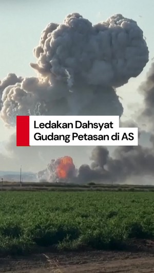 Video: Gudang Petasan di California Meledak, Warga Diminta Mengungsi