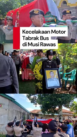 Video: Motor Tabrak Truk di Musi Rawas, Anggota Polisi Tewas