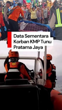 Video Update Korban KMP Tunu Pratama: 24 Selamat, 4 Tewas