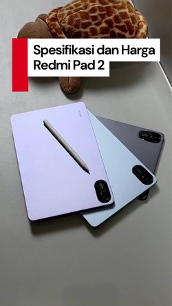 Video: Cek Spesifikasi dan Harga Redmi Pad 2