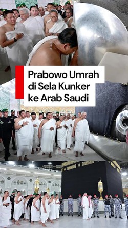 Video Prabowo Umrah dan Cium Hajar Aswad, Menag Doakan Keberkahan