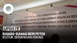 Video: Warga Sambangi Rumah Dubes Iran, Beri Petisi Kutuk Serangan Israel
