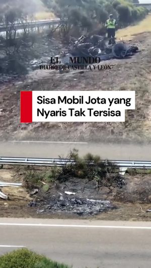 Video Saksi Bisu Kecelakaan Maut Diogo Jota