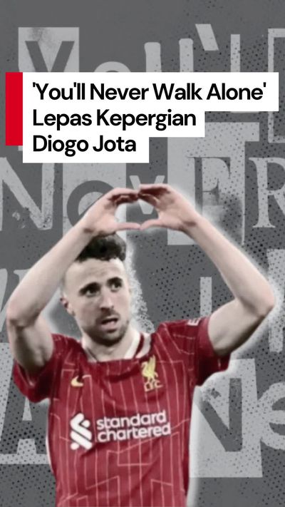 Video Gemuruh Youll Never Walk Alone Lepas Kepergian Diogo Jota di Anfield