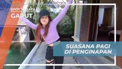 Berolahraga Pagi dan Menghirup Udara Segar di Penginapan Garut