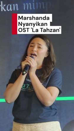Video: Marshanda Nyanyi Lagi, Kali Ini Isi OST Film La Tahzan
