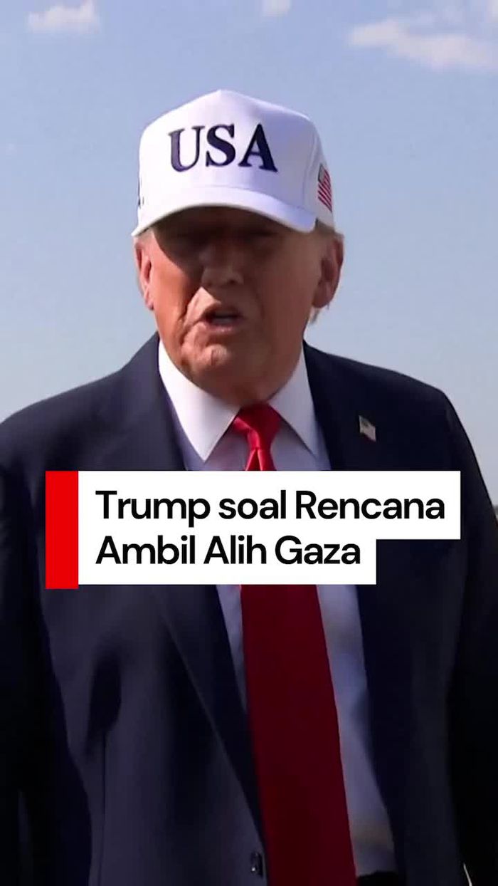 Video Trump soal Rencana Ambil Alih Gaza: Saya Ingin Warga Aman