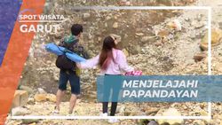 Menjelajahi Kawah Gunung Berapi Papandayan, dan Menikmati Panorama, Garut