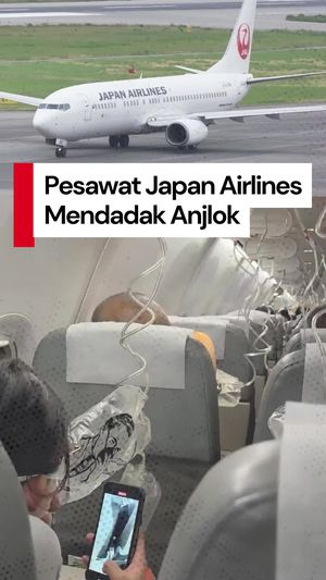 Video: Pesawat Japan Airlines Alami Gangguan, Mendadak Anjlok 26.000 Kaki