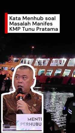Video: Menhub Bicara soal Karut Marut Manifes KMP Tunu Pratama