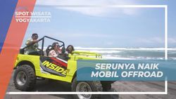Menikmati Serunya Naik Mobil Offroad di Pantai Parangtritis, Yogyakarta  