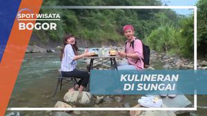 Menikmati Makanan di Sungai Saat Berwisata di Bogor  