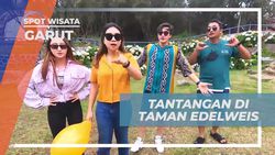 Mengikuti Lomba Seru di Taman Edelweis, yang Menguji Keberanian, Garut