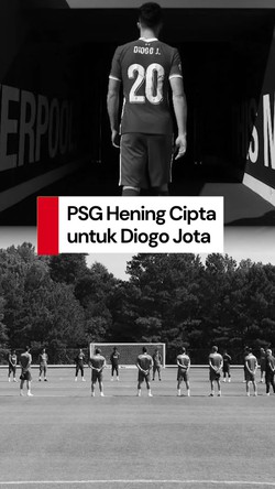 Video Hening Cipta PSG Atas Meninggalnya Diogo Jota