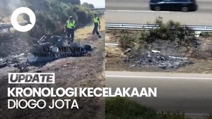 Video Kronologi Tewasnya Diogo Jota hingga Lamborghini Terbakar Habis