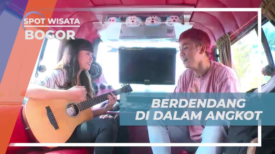 Berdendang di Dalam Angkot Saat Berkeliling di Bogor  