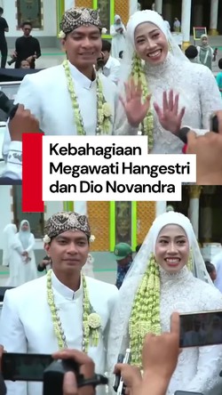 Video Ungkapan Syukur Megawati Hangestri-Dio Novandra Setelah Menikah