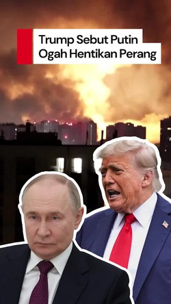  Video Trump Lagi-lagi Ngaku Kecewa ke Putin: Dia Tak Mau Hentikan Perang