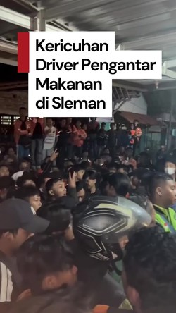 Video: Aksi Driver Geruduk Pelaku Penganiayaan di Sleman Berujung Anarki