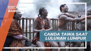 Menikmati Canda Tawa Saat Luluran Lumpur di Kawah Rengganis Bandung  