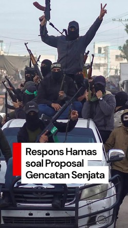  Video: Hamas Respons Positif Proposal Gencatan Senjata di Gaza