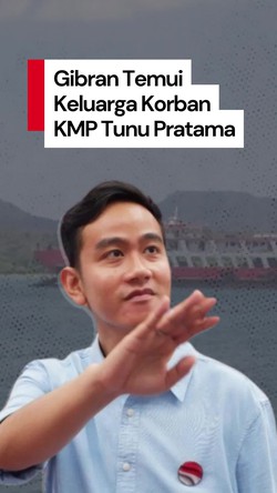 Video: Momen Wapres Gibran Temui Keluarga Korban KMP Tunu Pratama Jaya