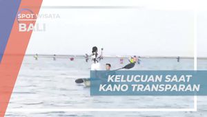 Melihat Pemandangan Laut yang Menawan dari Kano Transparan di Bali  