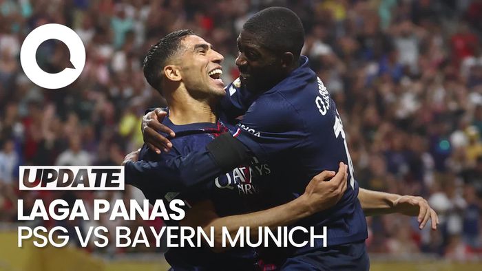 Video Kemenangan PSG Diwarnai 2 Kartu Merah-Patah Kaki Musiala