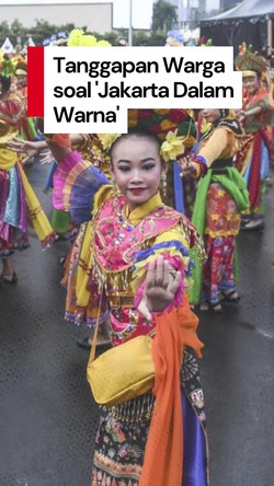 Video Senangnya Warga Saksikan Jakarta Dalam Warna: Kalau Bisa Rutin