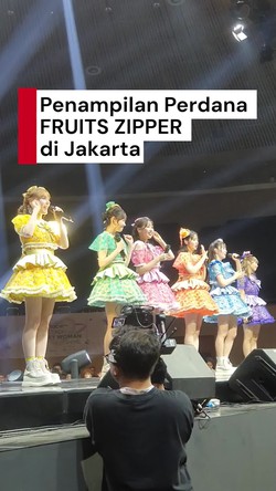 Video: Tampil Perdana di Jakarta, Noel FRUITS ZIPPER Pengin Nasi Goreng-Sate