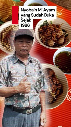 Video: Makan Mi Ayam Legendaris di Kawasan Elit Pulo Mas Jaktim