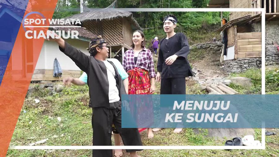 Menjelajahi Keindahan Sungai Kampung Adat Miduana di Cianjur  
