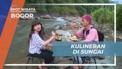 Menikmati Kuliner Lezat di Sungai saat Berkeliling di Sentul, Bogor  