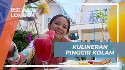 Menikmati Kuliner Lezat di Pinggir Kolam di Penginapan Lombok  