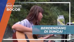 Bernyanyi dan Menikmati Suasana Asri di Sungai Bersama Selebriti di Sentul, Bogor  