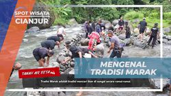 Mengenal Tradisi Marak dalam Mencari Ikan di Sungai Kampung Adat Miduana di Cianjur  